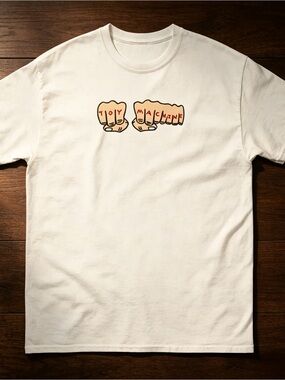 Toy Machine Fist Logo T-Shirt Skateboarding Tee White T-shirt